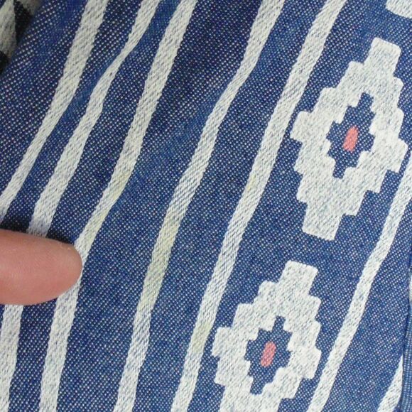 Western Skirt Set, S, 2pc, LS Ruffle shoulder top, Midi Skirt, Tribal Print - Picture 9 of 13